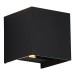 SL9513.401.01 Светильник уличный настенный ST-Luce черный/черный LED 1*10W 2700K