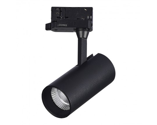 ST661.446.10 Св-к трек. Черный LED 1*10W 4000K 800Lm Ra>90 38° IP20 L130xW60xH195 165-265V