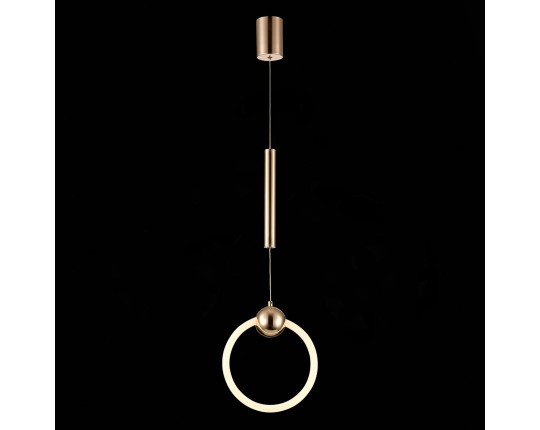 SL1578.203.01 Подвес ST-Luce Золотистый/Золотистый, Белый LED 1*15W 3000K