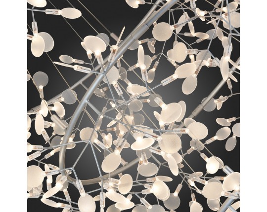 SL379.103.486 Люстра подвесная ST-Luce Серебристый/Белый LED 486*0,5W 3500K