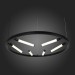 SL393.403.06 Светильник подвесной ST-Luce Черный/Белый LED 6*6W 4000K