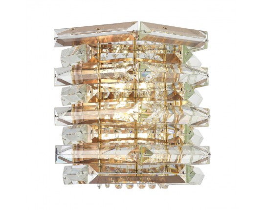 SL6137.201.02 Светильник настенный ST-Luce медь/прозрачный E14 2*40W