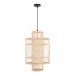 SL6241.523.01 Светильник подвесной ST-Luce Древесный/Белый E27 1*40W