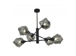 SL1175.402.06 Люстра потолочная ST-Luce Черный/Серо-зеленый E14 6*40W