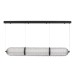 SL6144.413.01 Светильник подвесной ST-Luce черный/прозрачный LED 1*37W 4000K