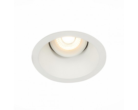 ST207.508.01 Св-к встр. Белый GU10 1*50W  D103xH52 220V Без ламп