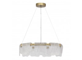 SL6021.203.54 Светильник подвесной ST-Luce золотистый/прозрачный LED 1*54W 3000K