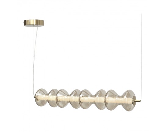 SL6136.223.01 Светильник подвесной ST-Luce золото/коньячный LED 1*22W 3000K