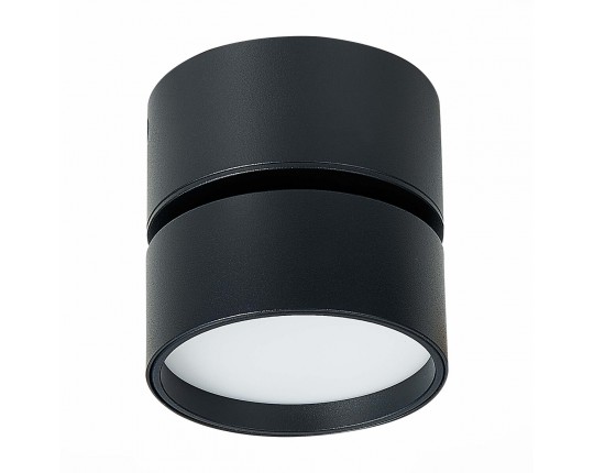ST651.432.09 Светильник потолочный поворотный Черный LED 1*9W 3000K 720Lm Ra>90 120° IP20 D85xH87 17