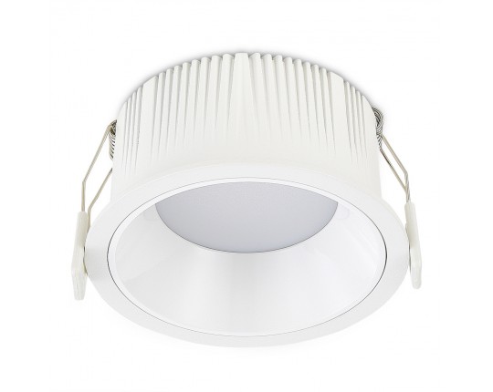 ST755.538.12 Св-к встр. Белый LED 1*12W 3000K 1 080Lm Ra80 120° IP20 D105xH50 100-240V