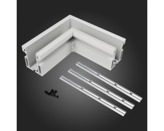 ST003.579.01 Угол-соединитель для профиля SKYLINE 48 с демпф. системой ST-Luce Белый