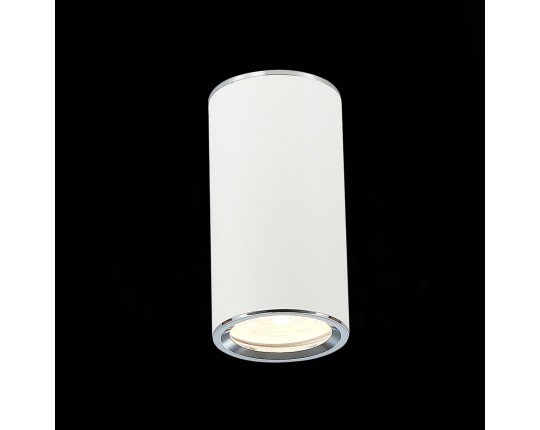 ST111.507.01 Светильник потолочный Белый GU10 1*50W  D54xH105 220V Без ламп