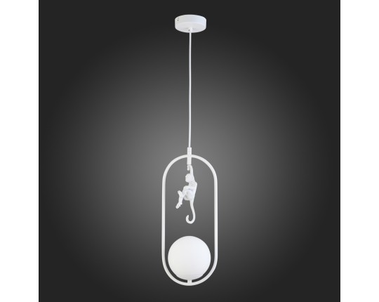 SLE115123-01 Подвес Белый/Белый E27 1*60W