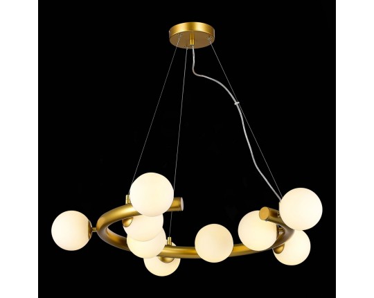 SL1185.203.09 Светильник подвесной ST-Luce Золотистый/Белый G9 9*5W