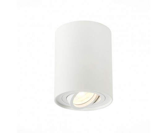 ST108.517.01 Светильник потолочный Белый GU10 1*50W  IP20 D98xH124 220V Без ламп