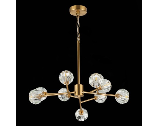 SL1166.303.09 Светильник подвесной ST-Luce Латунь/Прозрачный G9 LED 9*5W