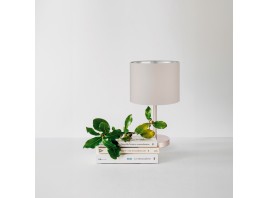 SLE300514-01 Прикроватная лампа Никель/Серый, Серебристый E27 1*40W