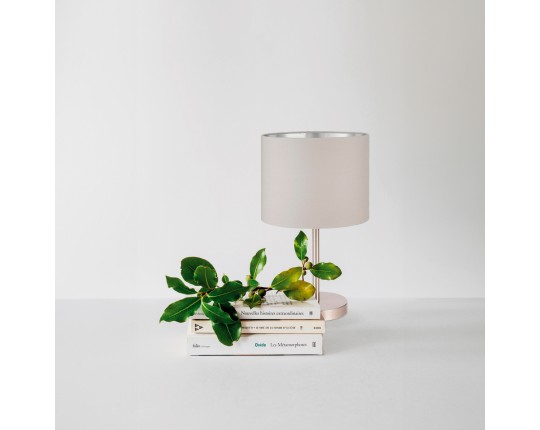 SLE300514-01 Прикроватная лампа Никель/Серый, Серебристый E27 1*40W