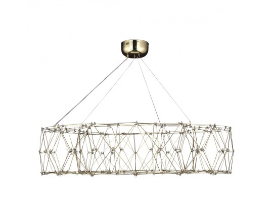 SL6602.203.72 Светильник подвесной ST-Luce Золотистый/Прозрачный LED 1*72W 4000K