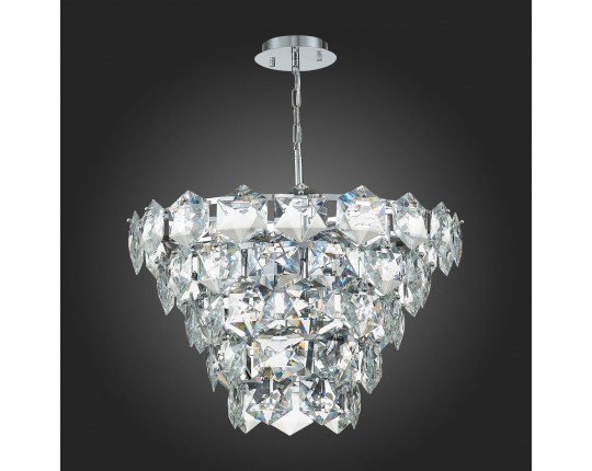 SL1631.103.09 Люстра подвесная ST-Luce Хром/Прозрачный E14 9*40W