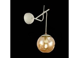 SLE110201-01 Светильник настенный Белый/Янтарный E14 1*40W