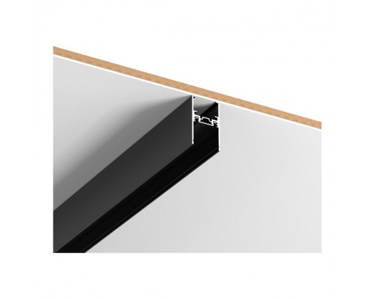 ST068.419.00 Шинопровод SKYFLAT накладной/подвесной ST-Luce Черный Длина 1 000мм