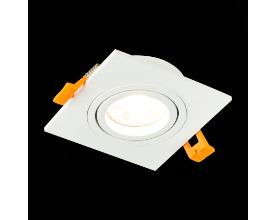 ST251.508.01 Св-к встр. Белый GU10 1*50W  IP20 L92xW92xH27 220V Без ламп