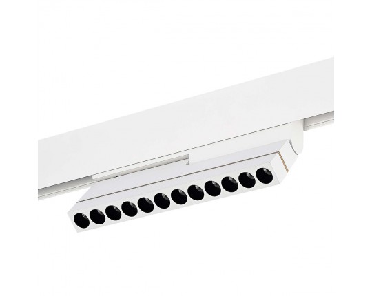 ST805.536.12 Магнитный трековый светильник Белый LED 1*12W 3000K 450Lm Ra>90 36° IP20 L220xW22xH117