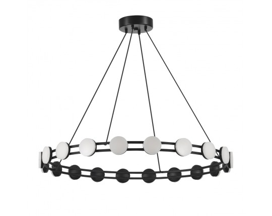 SL6610.403.20 Светильник подвесной ST-Luce черный/белый LED 1*40W 4000K