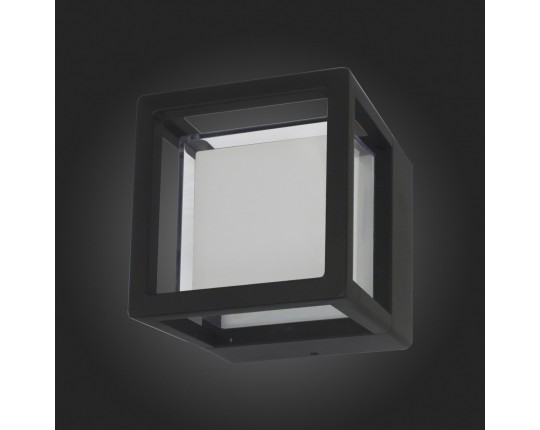 SL9504.401.01 Светильник уличный настенный ST-Luce Черный/Белый LED 1*5W 4000K