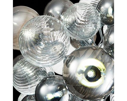 SL1124.103.29 Люстра подвесная ST-Luce Хром/Дымчатый, Прозрачный G9 29*5W 4000K