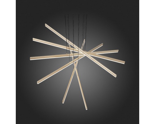 SL394.223.06 Светильник подвесной ST-Luce Матовое золото/Белый LED 6*16,6W 4000K