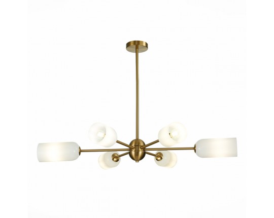 SL1180.202.06 Люстра потолочная ST-Luce Золотистый/Белый E14 6*40W