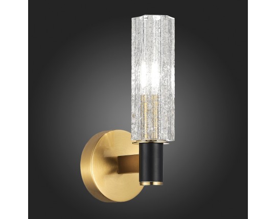 SL1238.301.01 Бра ST-Luce Латунь/Кракелированное стекло E14 1*40W