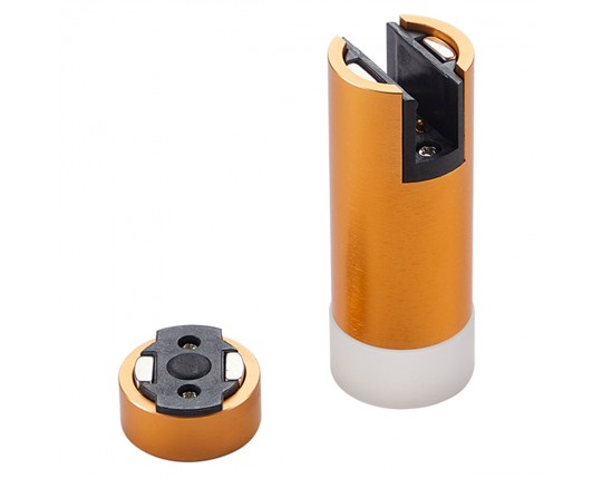 ST812.206.03 Магнитный трековый светильник FARM Золотистый LED 1*3W 3000K 93Lm Ra90 120 IP20 D29xH90