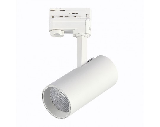 ST661.536.20 Св-к трек. Белый LED 1*20W 3000K 1 600Lm Ra>90 38° IP20 L150xW70xH202 165-265V