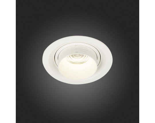 ST701.548.12 Св-к встр. Zoom Белый LED 1*12W 4000K 960Lm Ra90 15°-60° IP20 D115xH95 170-240V