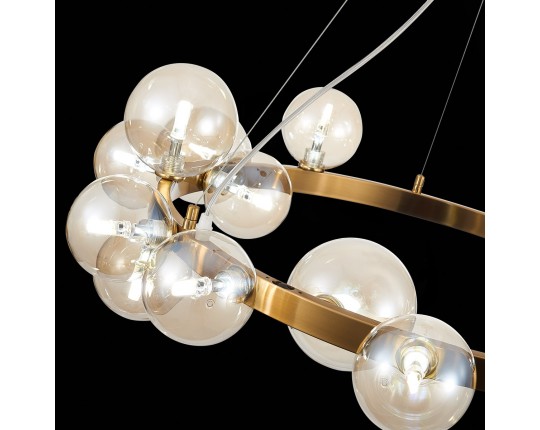 SL1165.303.15 Светильник подвесной ST-Luce Бронза/Коньячный G4 15*5W