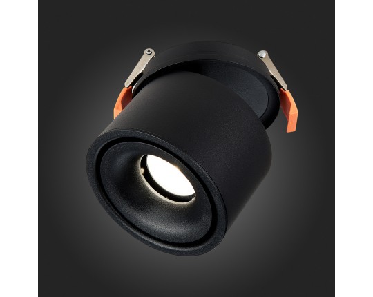 ST652.438.12 Св-к встр. Черный LED 1*12W 3000K 1 000Lm Ra>90 36° IP20 D100xH105 170-240VV