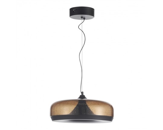 SL6014.603.01 Светильник подвесной ST-Luce Черный/Коричневый, с пузырьками LED 1*42W 3000K