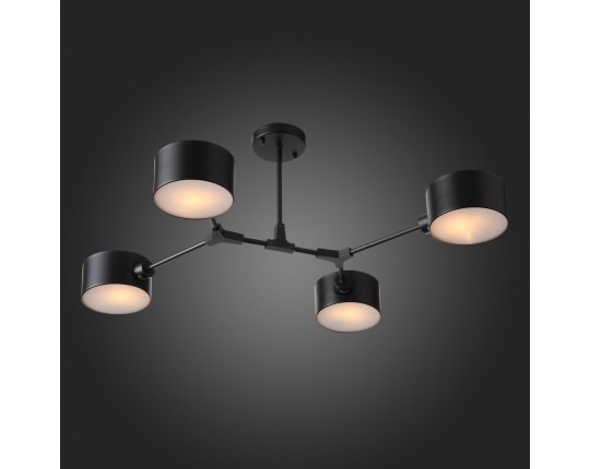 SLE183402-04 Светильник потолочный Черный/Черный E14 4*60W