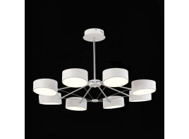 SLE6005-502-08 Светильник потолочный Белый, Хром/Белый LED 8*10W