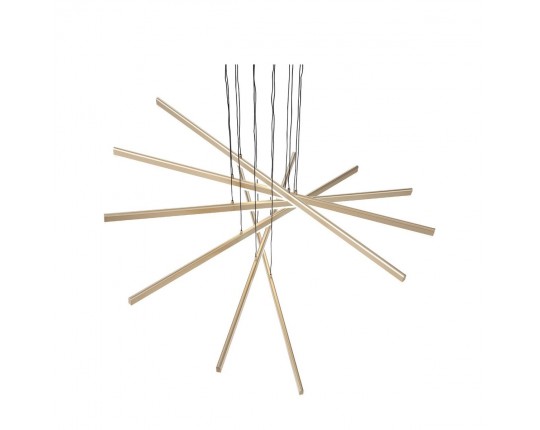 SL394.223.06 Светильник подвесной ST-Luce Матовое золото/Белый LED 6*16,6W 4000K