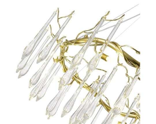 SL1660.203.10 Светильник подвесной ST-Luce Шампань/Шампань, Прозрачный G9 10*5W 4000K