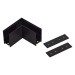 ST007.419.00 Угол-соединитель для подвесного / накладного магнитного шинопровода  ST-Luce Черный
