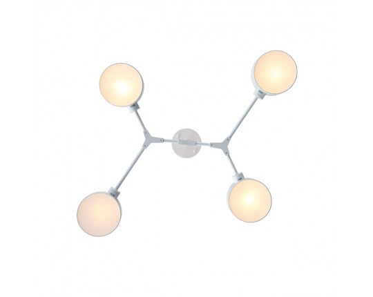 SLE183502-04 Светильник потолочный Белый/Белый E14 4*60W