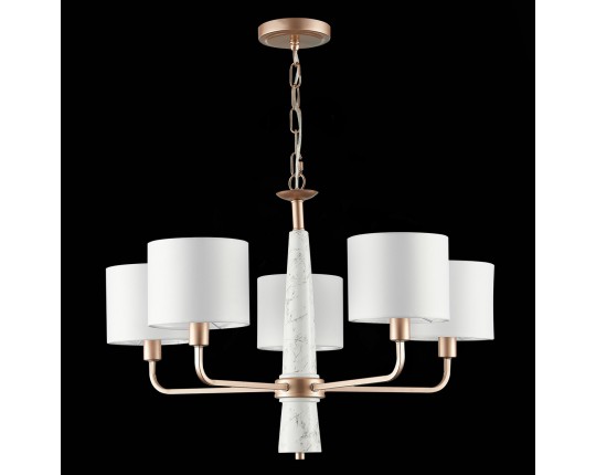 SL1163.203.05 Светильник подвесной ST-Luce Матовое золото/Белый E14 5*40W