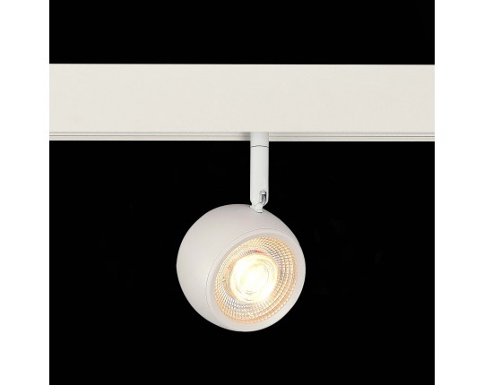 ST355.536.10 Магнитный трековый светильник Белый LED 1*10W 3000K 470Lm Ra>80 36° IP20 L120xW50xH176