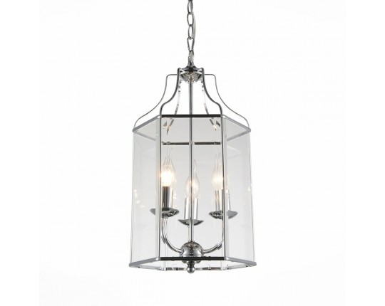 SL228.103.03 Люстра подвесная ST-Luce Хром/Прозрачный E14 3*40W