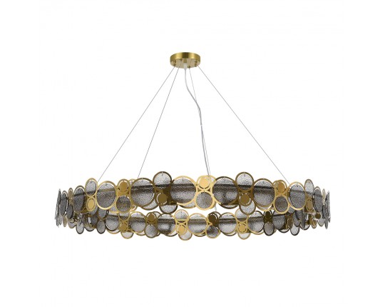 SL6133.313.16 Светильник подвесной ST-Luce Латунь/Дымчатый G9 LED 16*5W 4000K